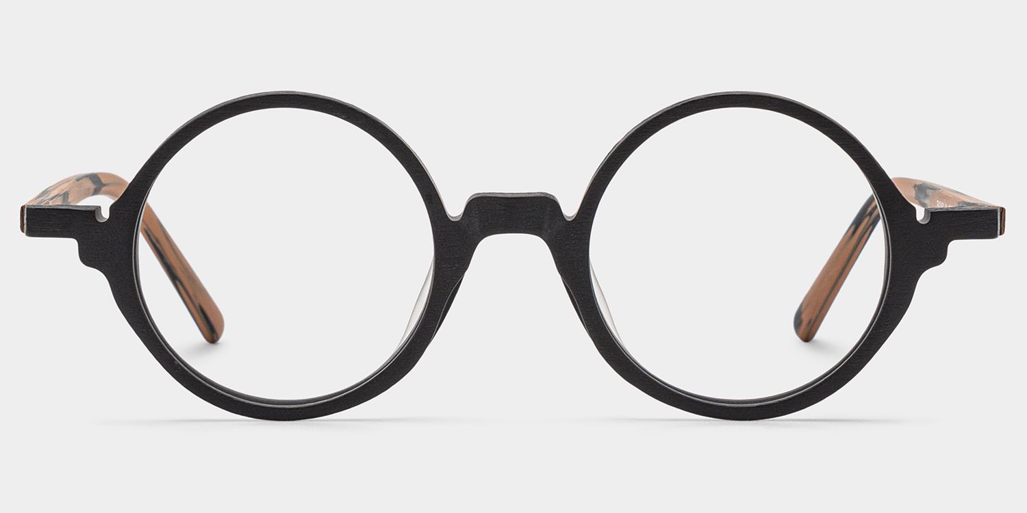 Otto Schwarz Rund Brille0