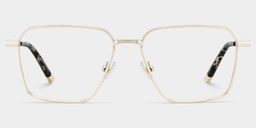 Ashley Gold Quadratisch Brille3