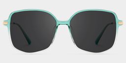 Payton Grün Geometrisch Sonnenbrille0