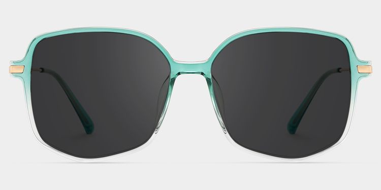 Payton Grün Geometrisch Sonnenbrille