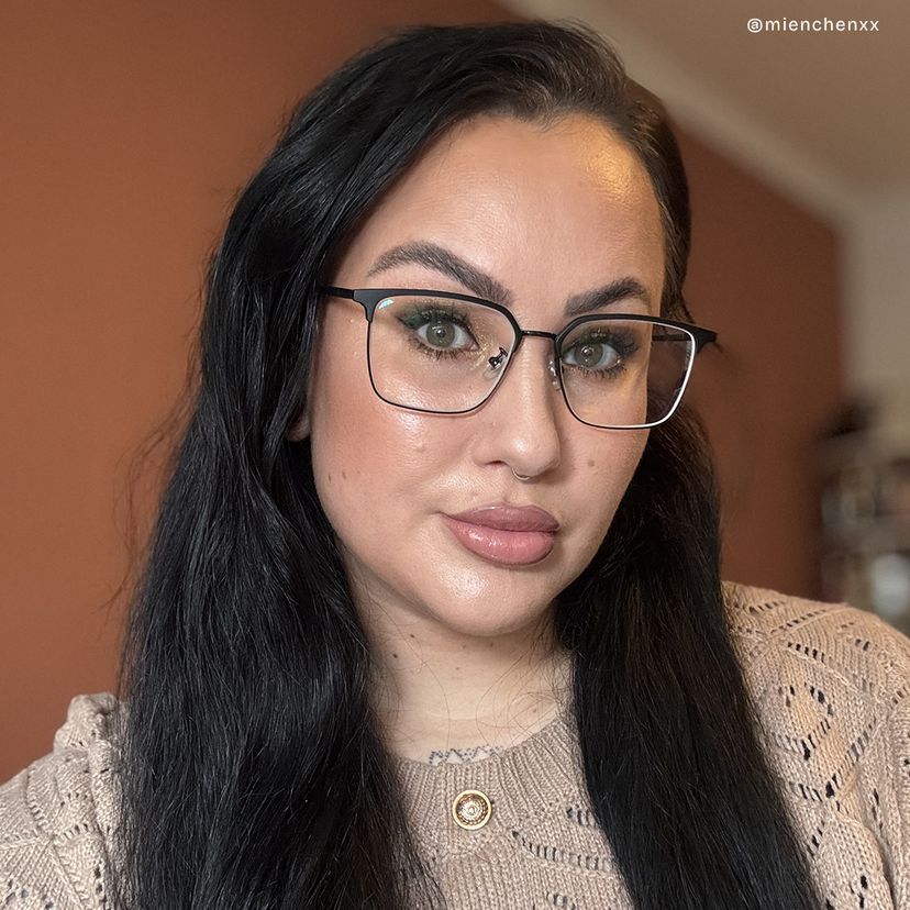 Tait Schwarz Rechteckig Brille