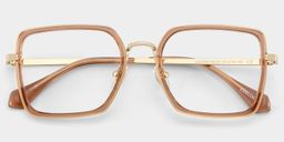 Shane Braun Quadratisch Brille2