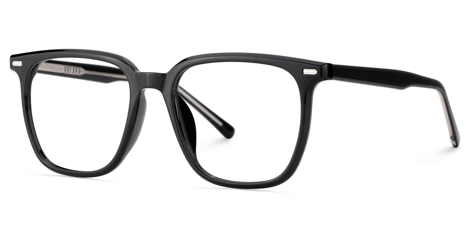 Eliza Schwarz Quadratisch Brille2