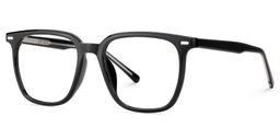 Eliza Schwarz Quadratisch Brille2