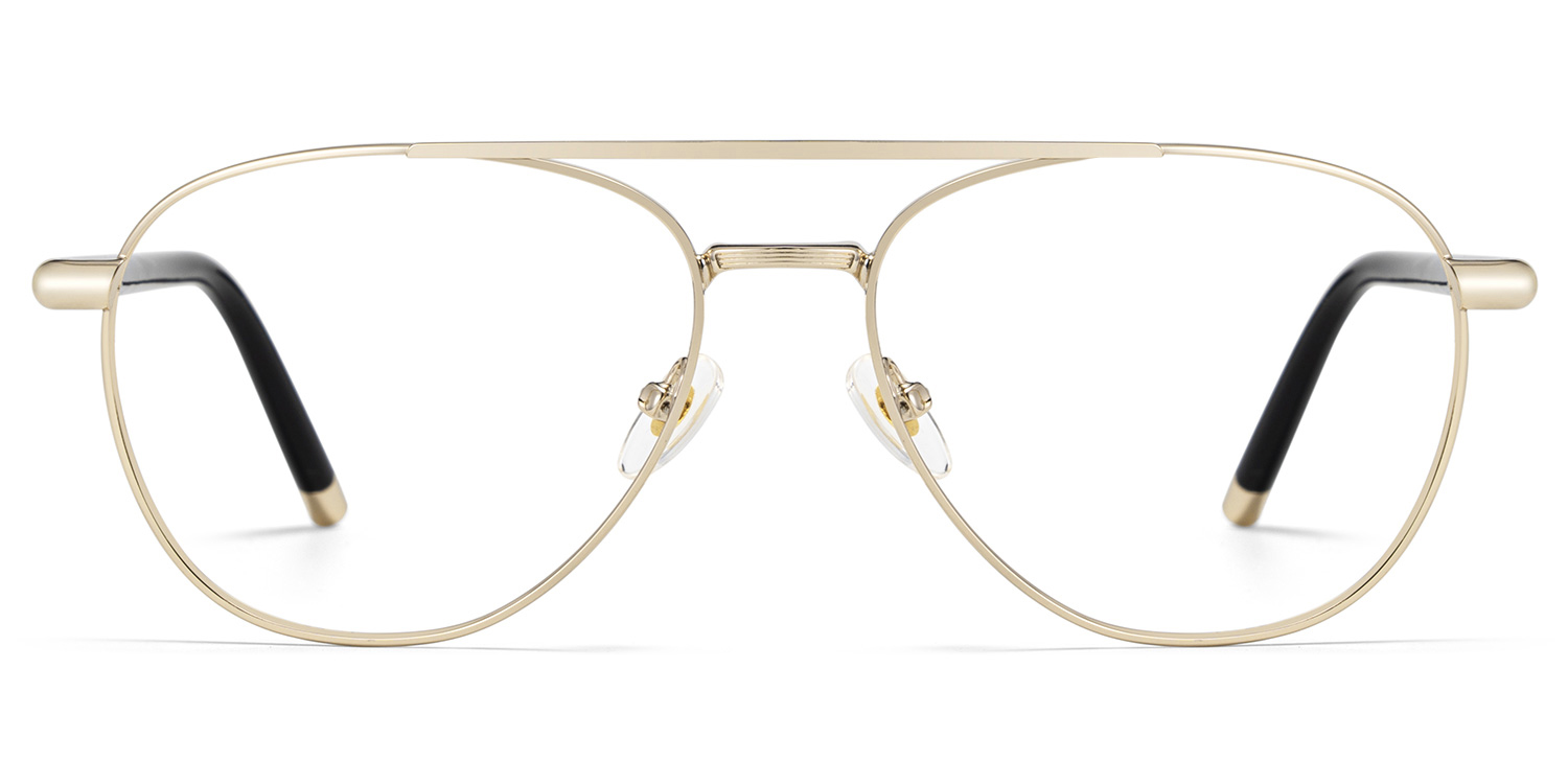 Calvin Gold Pilot Brille gutes Bild