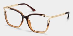 Nuriama Braun Cateye Brille4