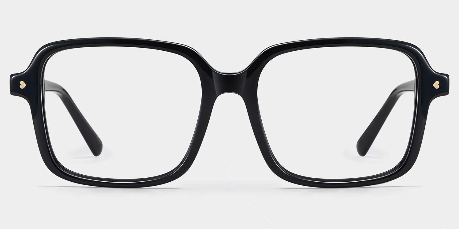 Talia Schwarz Quadratisch Brille3