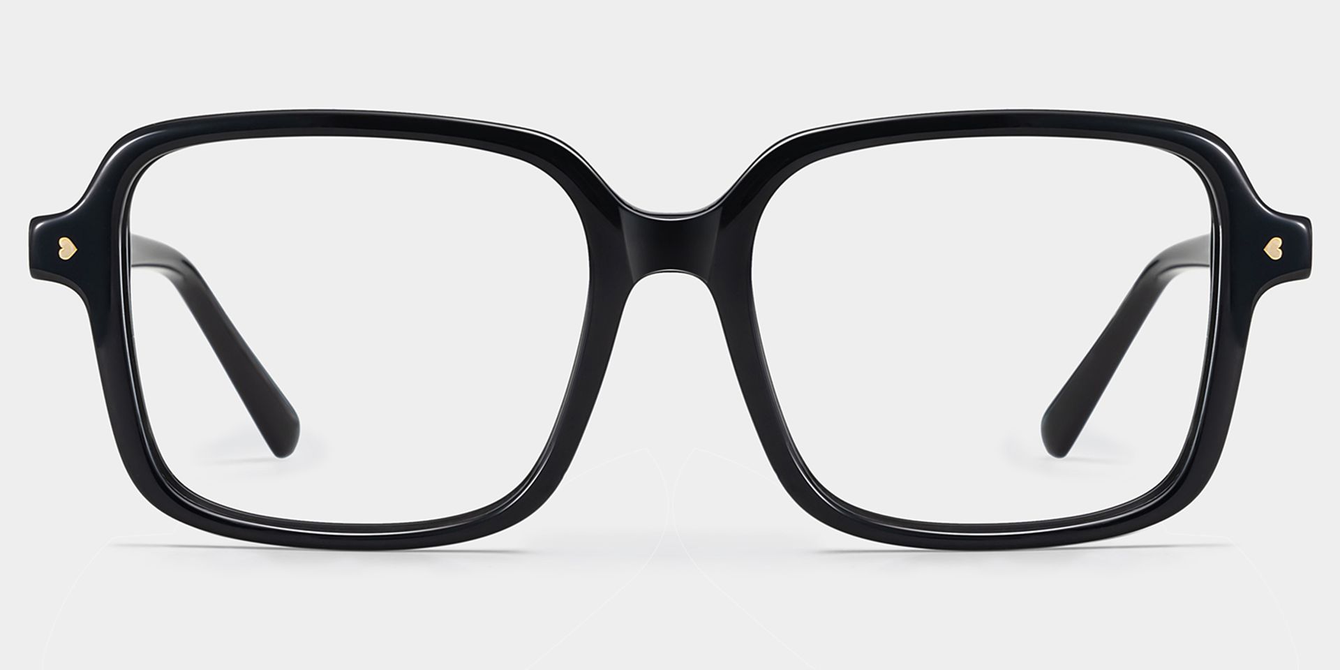 Talia Schwarz Quadratisch Brille3