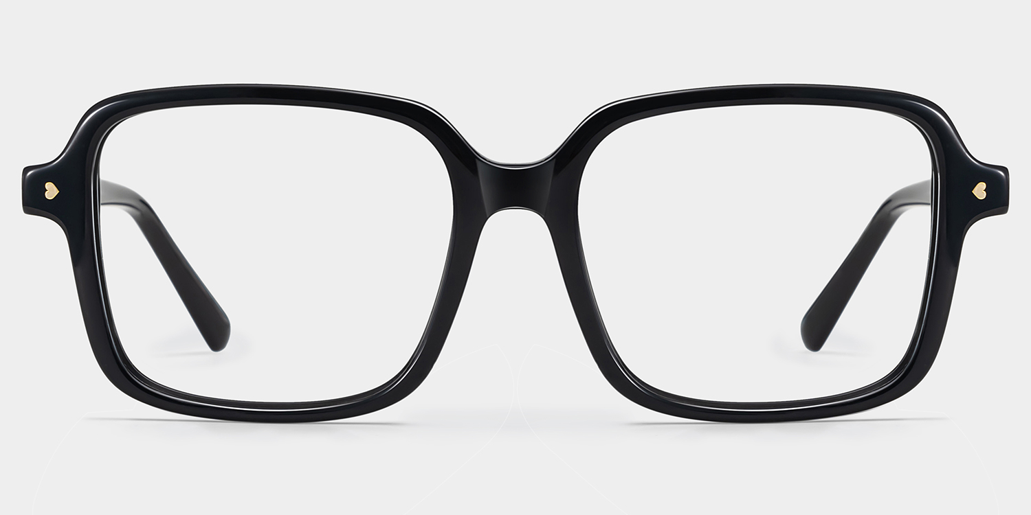 Talia Schwarz Quadratisch Brille1