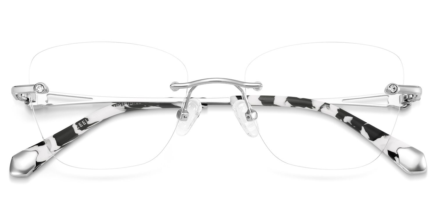 Seth Silber Rechteckig Brille1