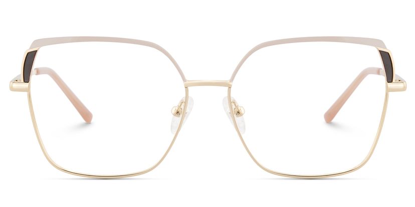 Shayla Rosabraun Quadratisch Brille