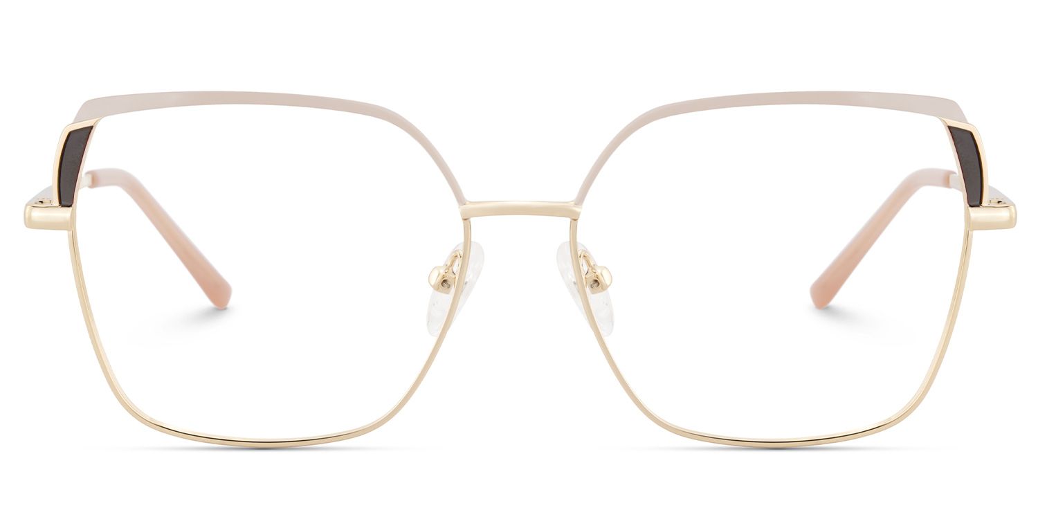 Shayla Rosabraun Quadratisch Brille0