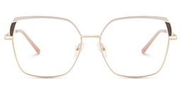 Shayla Rosabraun Quadratisch Brille0