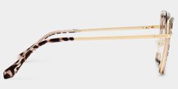 Chris Schwarz-Tortoise Quadratisch Brille4