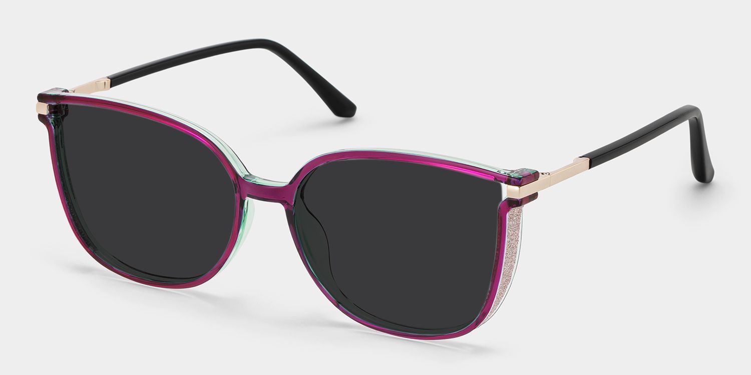 Walden Lila Cateye Brille2