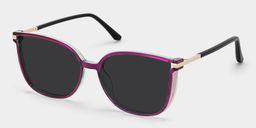 Walden Lila Cateye Brille2