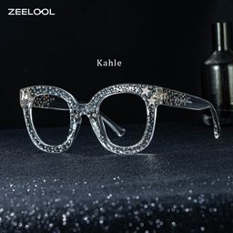 Kahle Klar Cateye Brille0