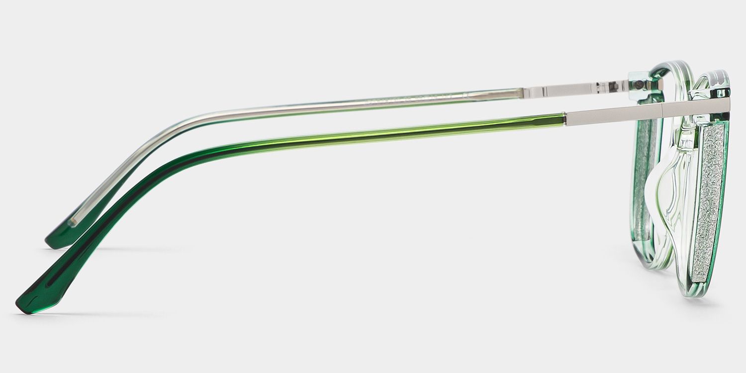 Walden Hellgrün Cateye Brille3