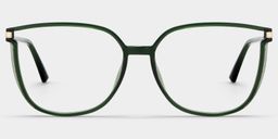 Walden Dunkelgrün Cateye Brille0