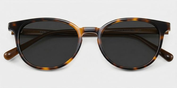 Allison Tortoise Rund Sonnenbrille