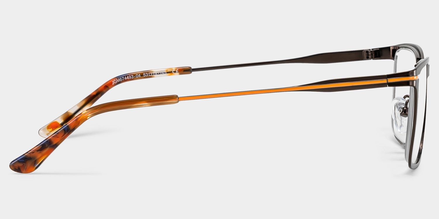 Roxana Braun Rechteckig Brille6