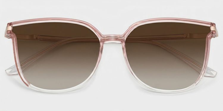 Walden Rosa Quadratisch Sonnenbrille