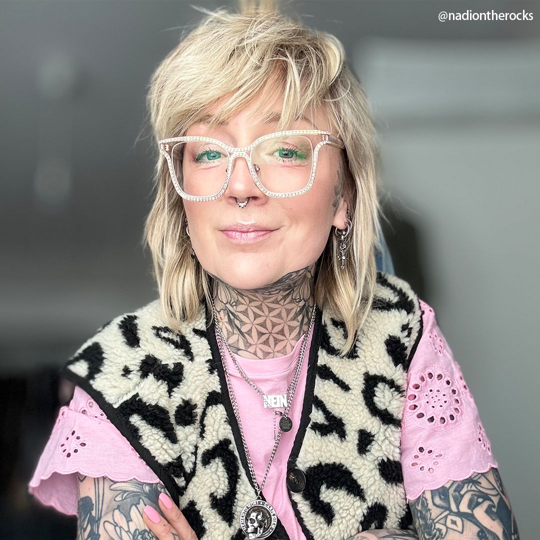 Shine Gold Quadratisch Metall Brille5