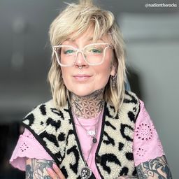 Shine Gold Quadratisch Brille5