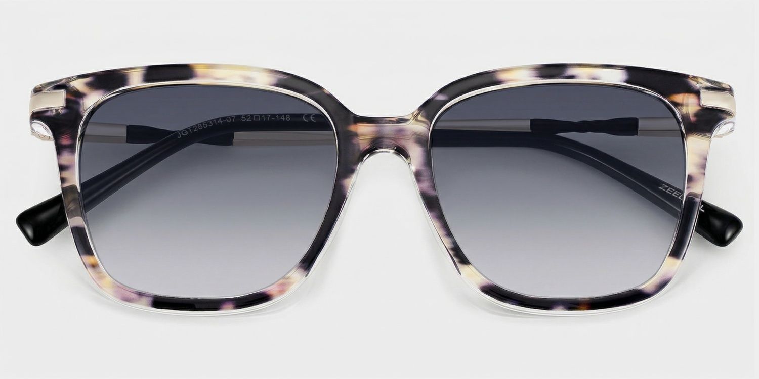 Jacqui Tortoise Square Polarisierte Sonnenbrille zum Autofahren | ZEELOOL1