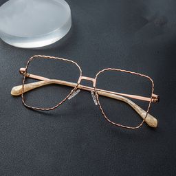 Teri Rosa-Gold Pilot Brille0