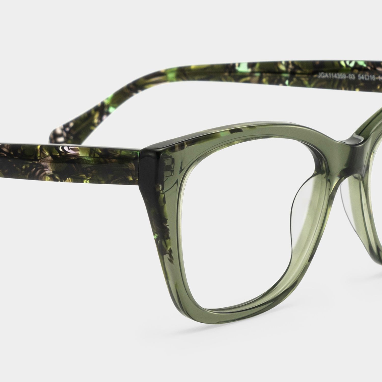 Maple Grün Schmetterling Brille6