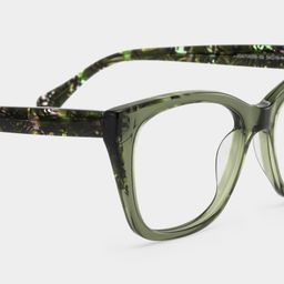 Maple Grün Schmetterling Brille6