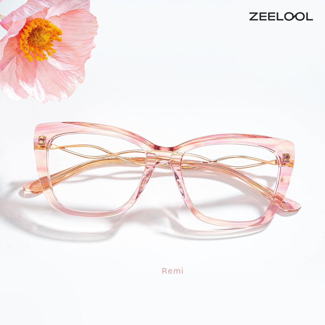 Remi Rosa Schmetterling Brille1