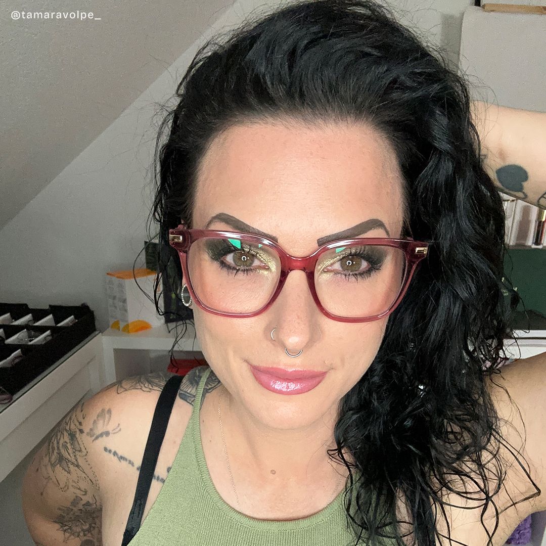 Jacqui Rosa Quadratisch Brille6
