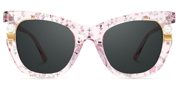 Pearl Rosa Cateye Brille