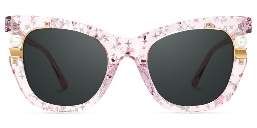 Pearl Rosa Cateye Brille