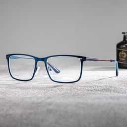 Roxana Blau Rechteckig Brille1