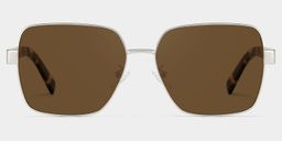Vita Braun Quadratisch Sonnenbrille0