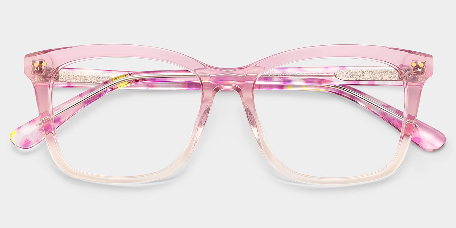 Layla Rosa Quadratisch Brille2