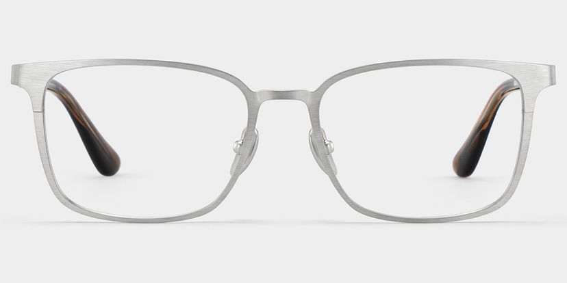 Aubrey Silber Rechteckig Brille