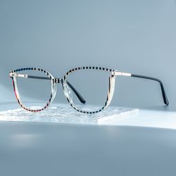 Walden Bunt Cateye Brille0