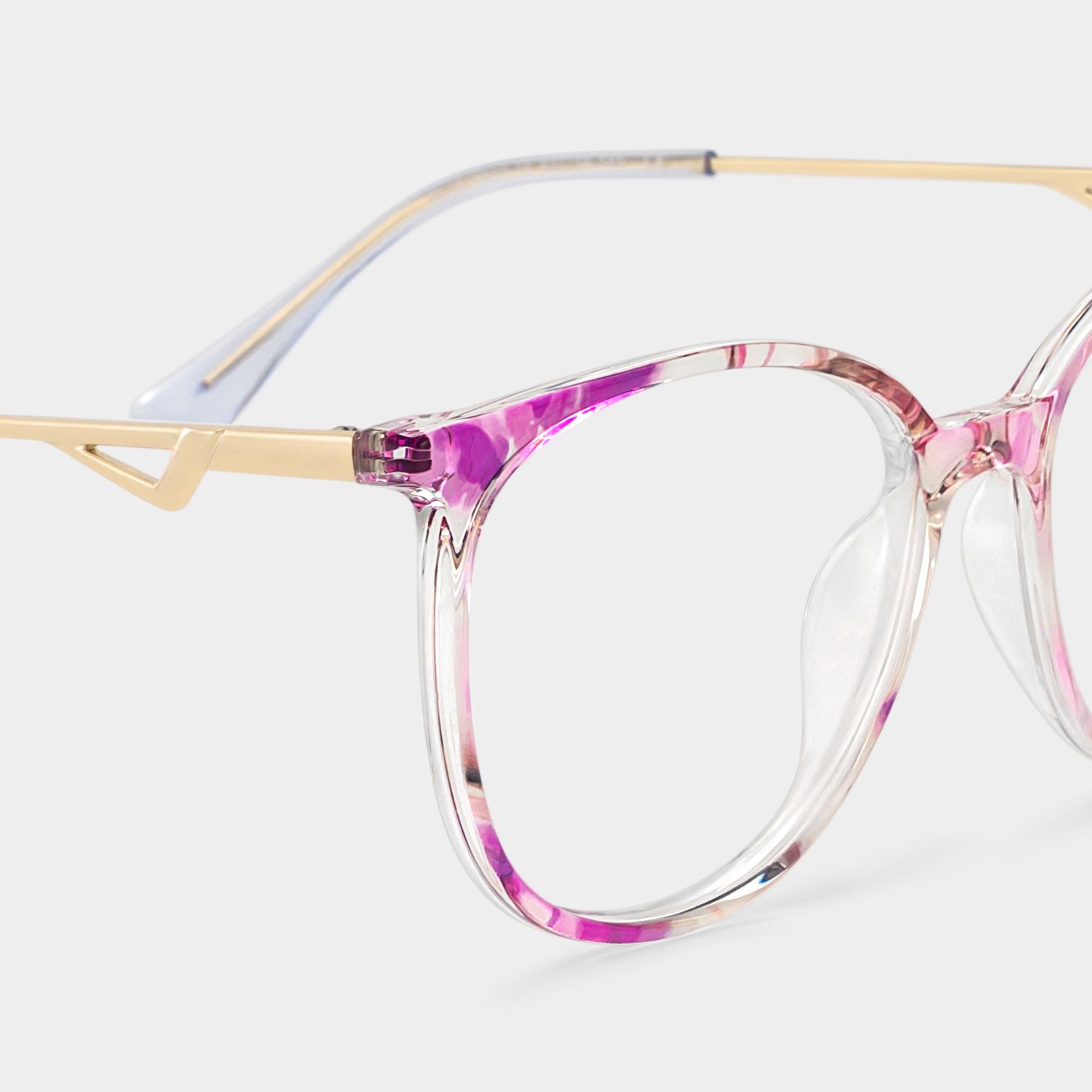 Babbage Lila Rund Brille6