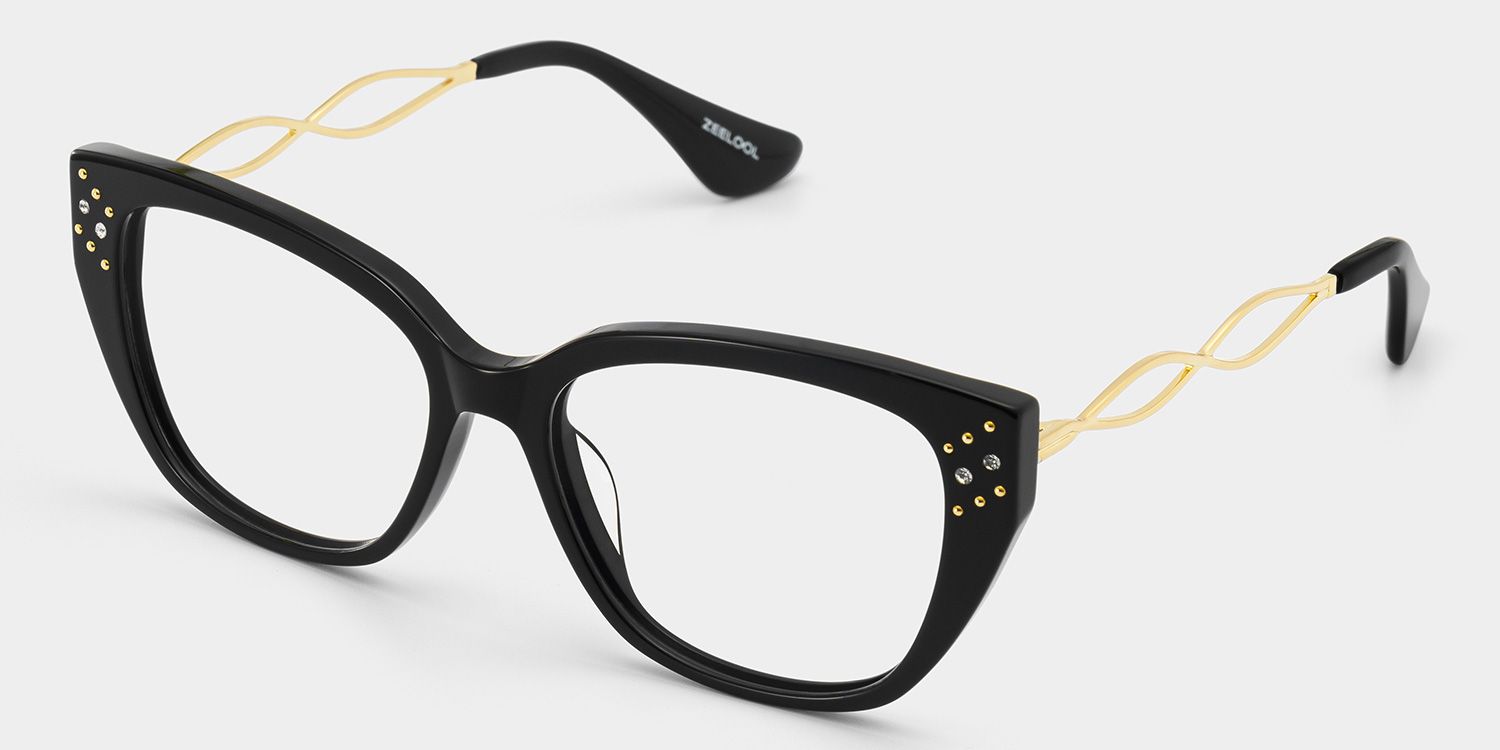 Alma Schwarz Schmetterling Brille4