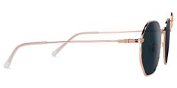 Kaitlyn Rosa-Gold Geometrisch Sonnenbrille2