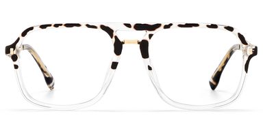 Berkeley Schwarz-Tortoise Pilot Brille