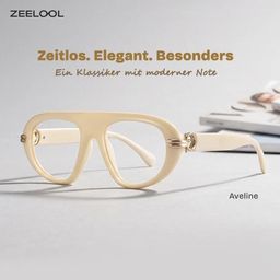 Aveline Weiß Pilot Brille0