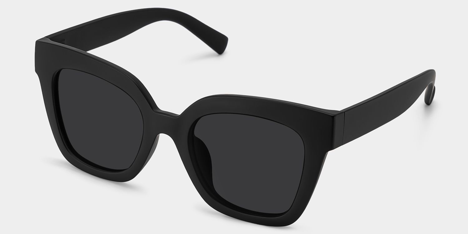 Malcolm Schwarz Quadratisch TR90 Brille2