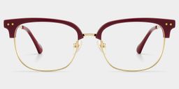 Nathan Rot Browline Brille3