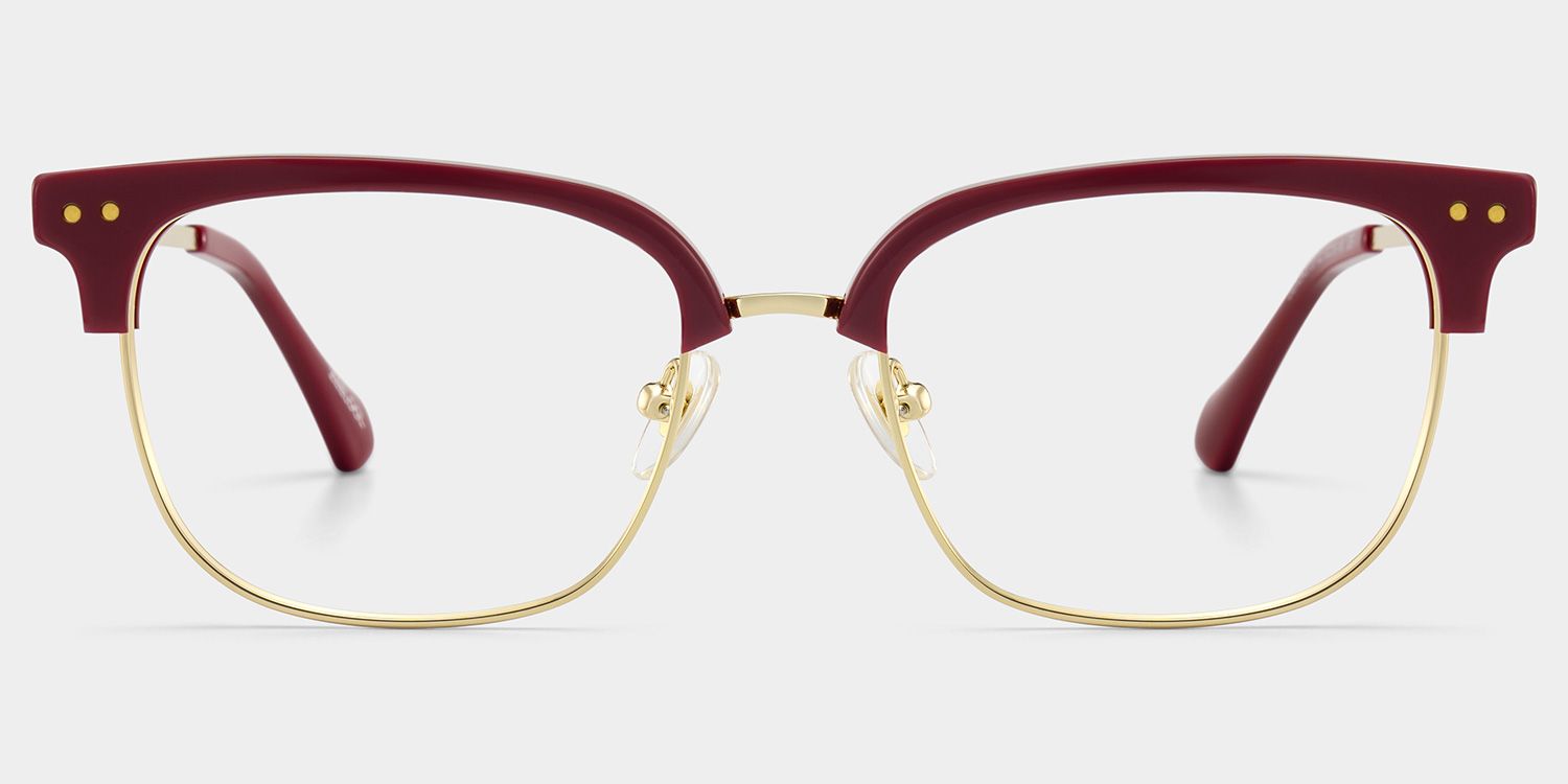 Nathan Rot Browline Brille3