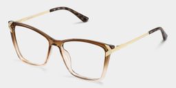 Mia Braun Quadratisch Brille2